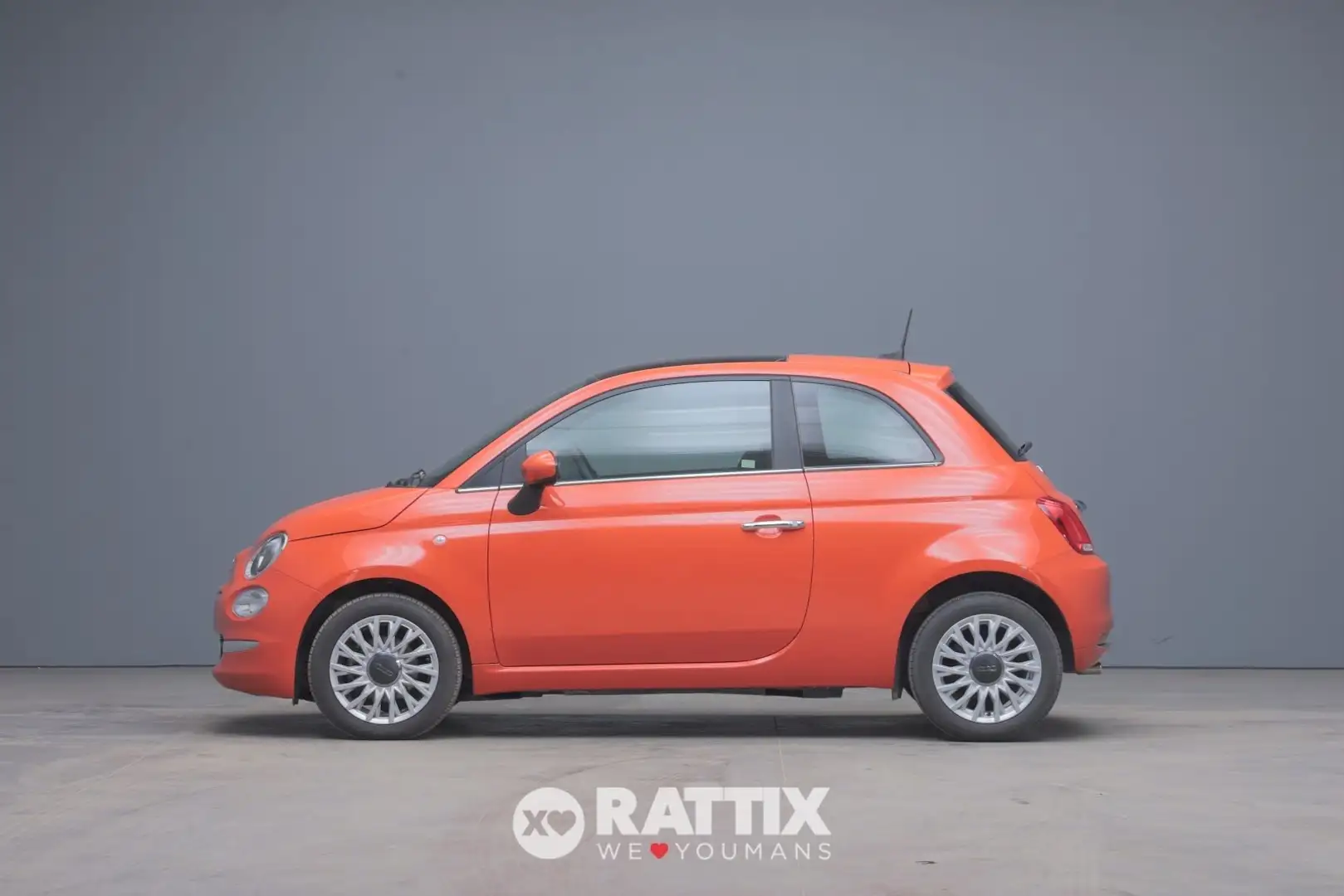 Fiat 500 1.0 Hybrid 70CV Dolcevita + tetto panoramico Naranja - 2