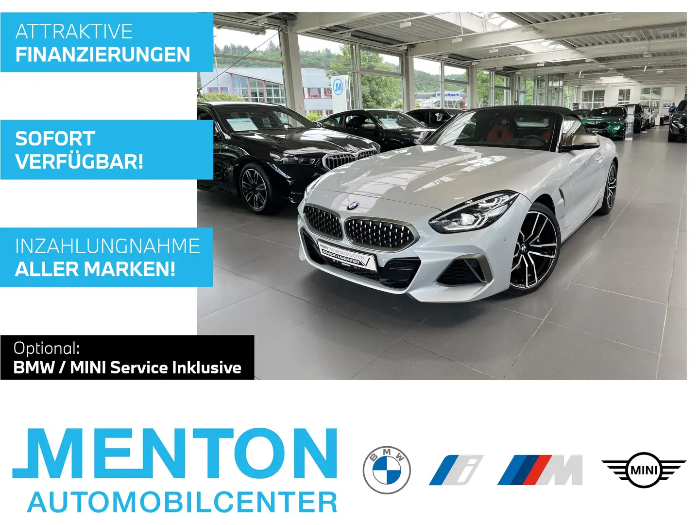 BMW Z4 M40i ACC/Head-Up/HiFi/LED/RFK/Klimaaut. Gris - 1