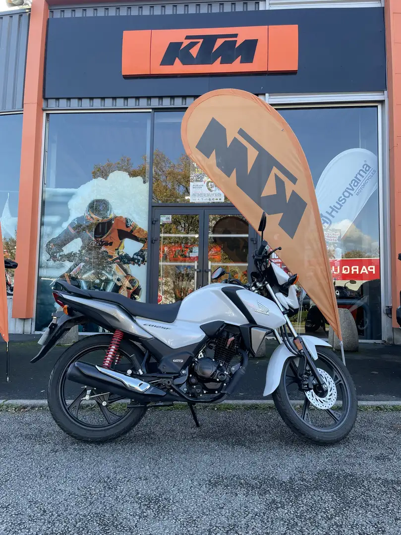 Honda CBF 125 Blanc - 1