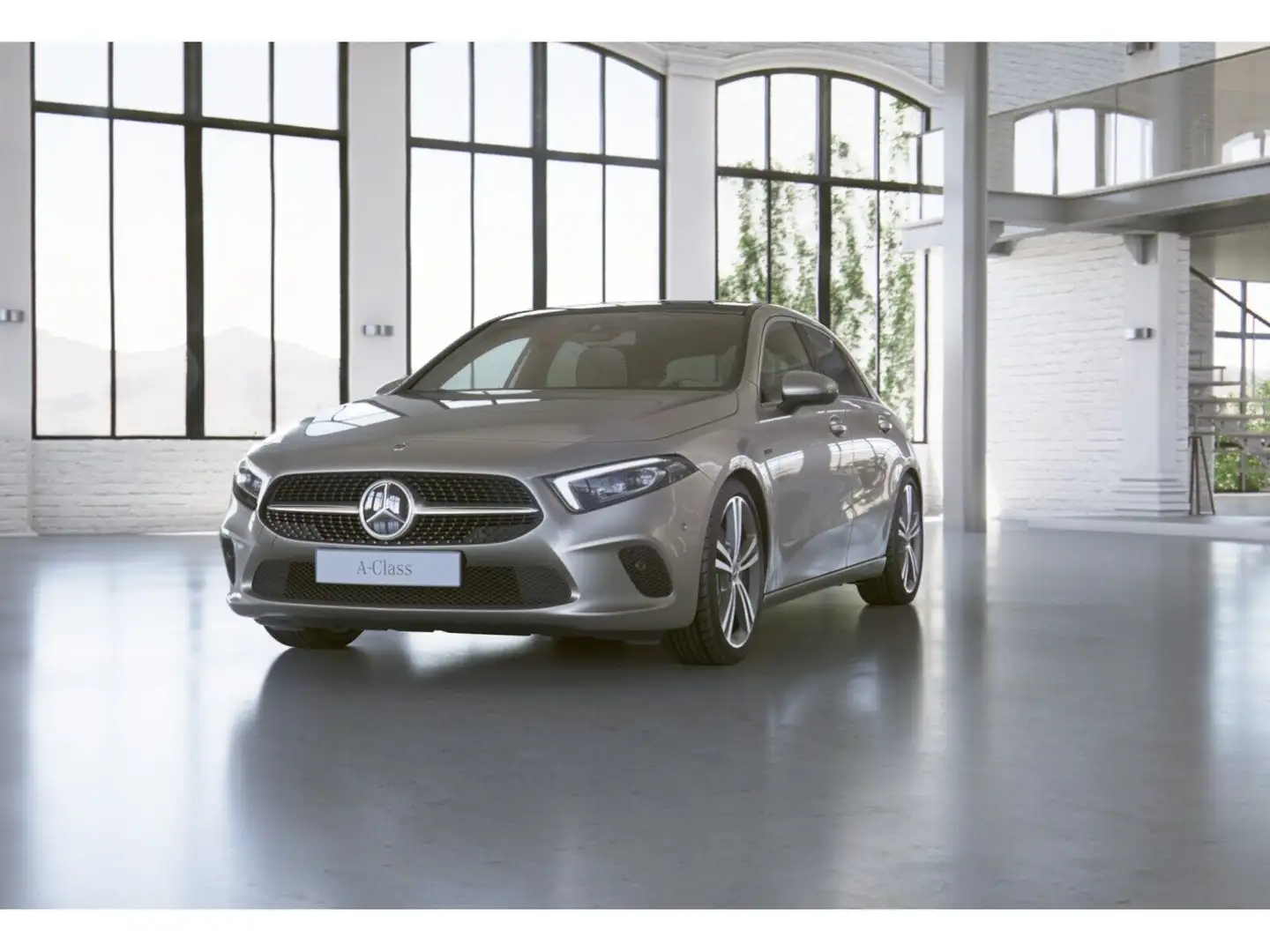Mercedes-Benz A 250 e  BURM PROGRESSIVE DISTR PANO SPUR AHK Silber - 2