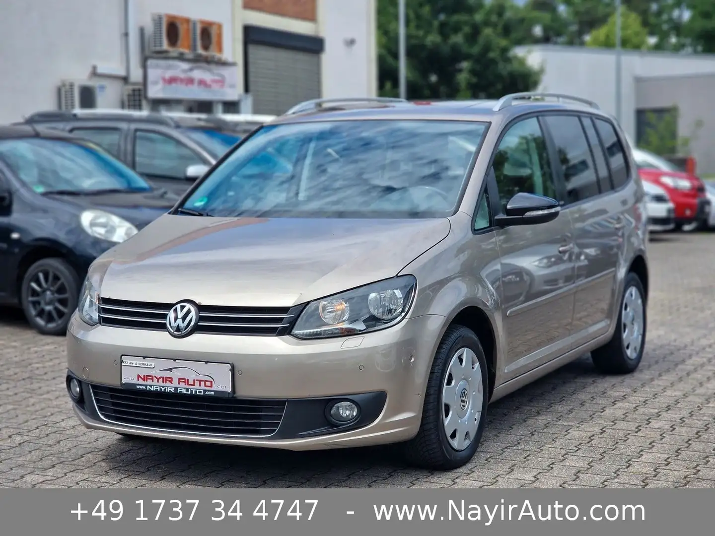 Volkswagen Touran Style|1.Hd|7sitz|Automtik|Navi|Pano|ParkA Beige - 1