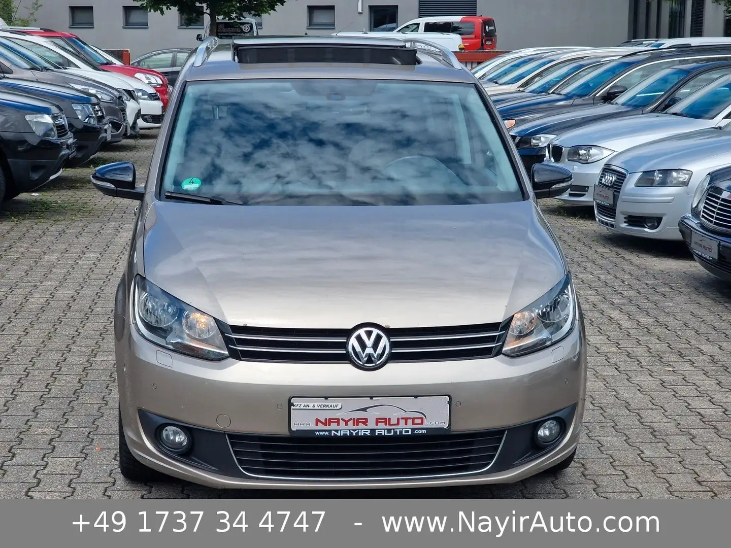 Volkswagen Touran Style|1.Hd|7sitz|Automtik|Navi|Pano|ParkA Beige - 2