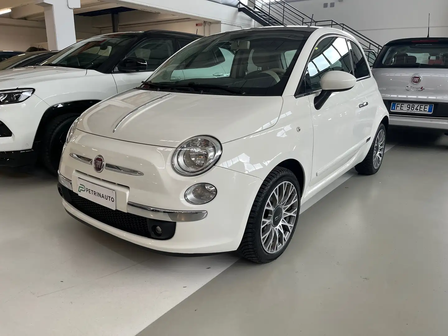 Fiat 500 1.2 Lounge 69cv Bianco - 1