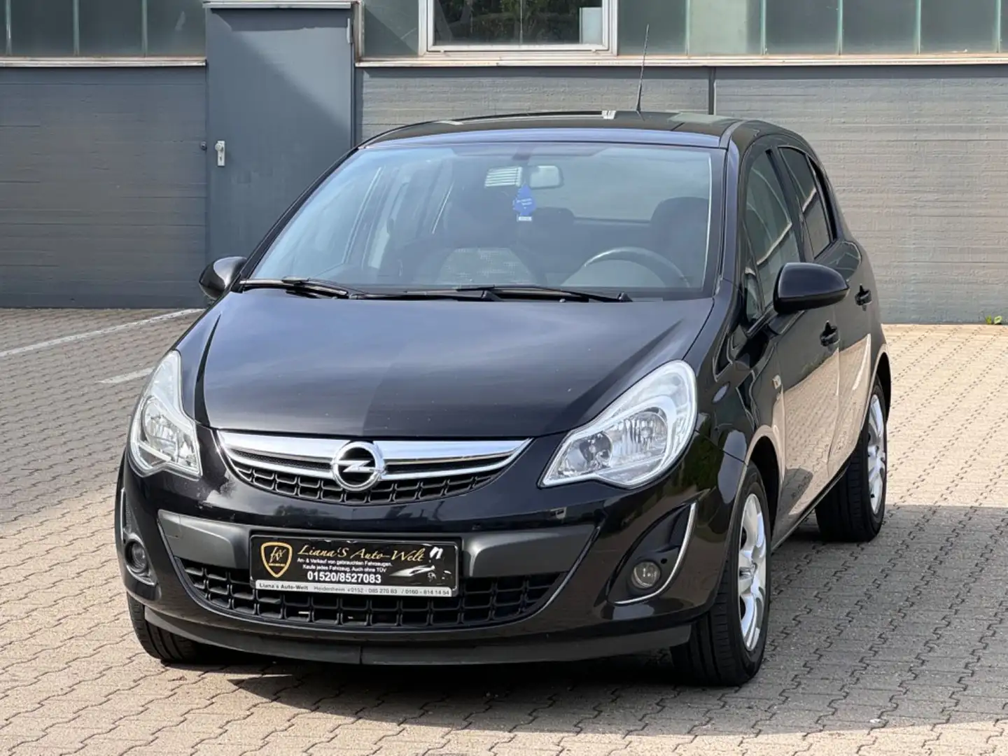 Opel Corsa D Satellite Klima Sitzheizung Tüv/Au 12.24 Чорний - 2