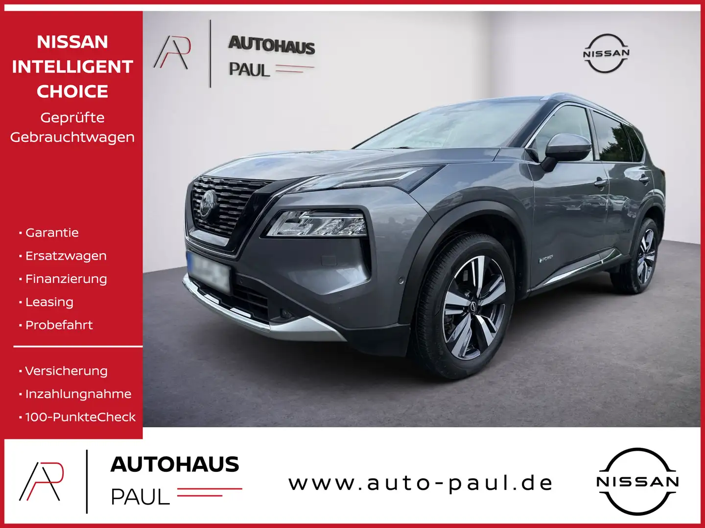 Nissan X-Trail 1.5 VC-T e-Power Tekna+ e-4ORCE,PGD,BOSE Gris - 1