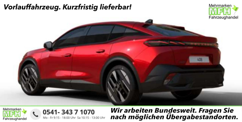 Peugeot 408 Allure Hybrid 360° Nav CarP 2xPDC LED SHZ 107 k...
