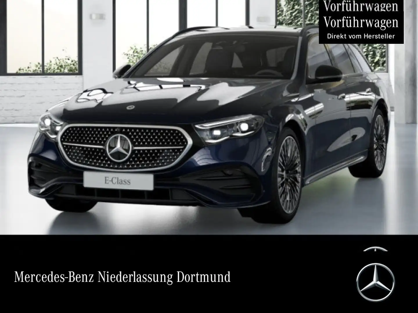 Mercedes-Benz E 200 T Sport-AMG Night AMG 20" Distronic PTS Bleu - 1