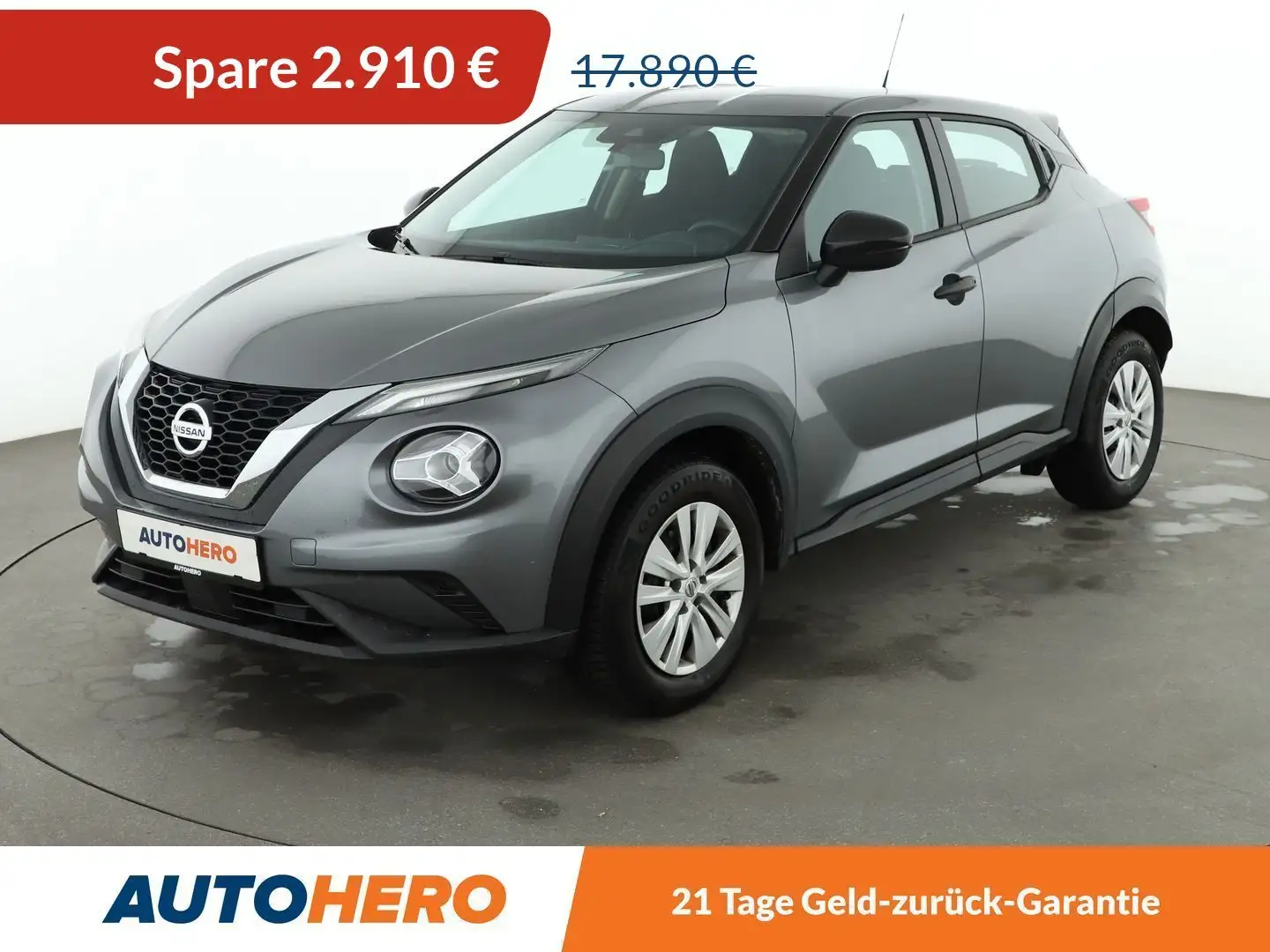 Nissan Juke 1.0 DIG-T Visia *LED*TEMP*LIMITER*KLIMA* Grau - 1