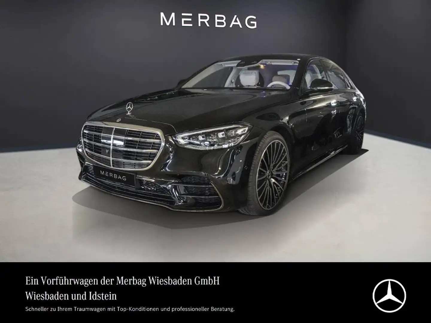 Mercedes-Benz S 350 AMG-NIGHT-DISTRONIC-PANO-HUD-UVP 160.000,- Noir - 1