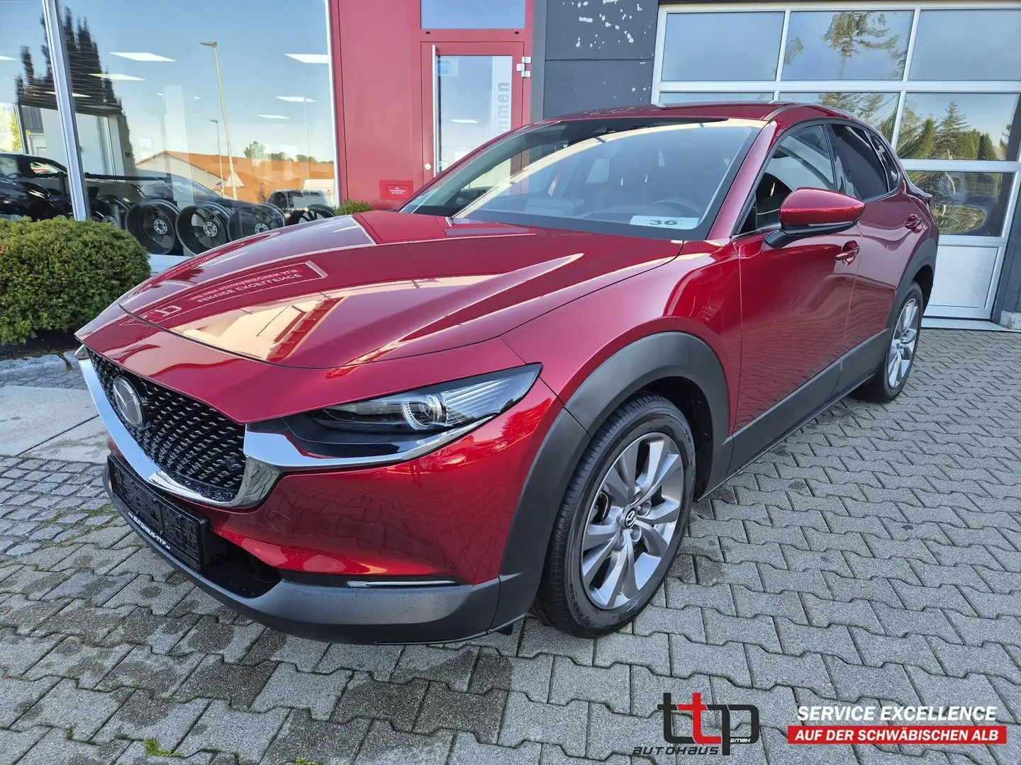 Mazda CX-30 Selection 2WD Leder Head-UP 360° MATRIX Rouge - 1
