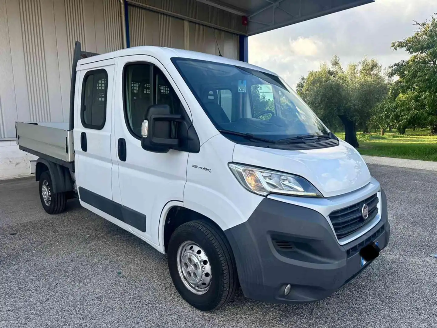 Fiat Ducato 35 2.0 MJT DOP.CAB. CASSONE A SPONDE Blanc - 1