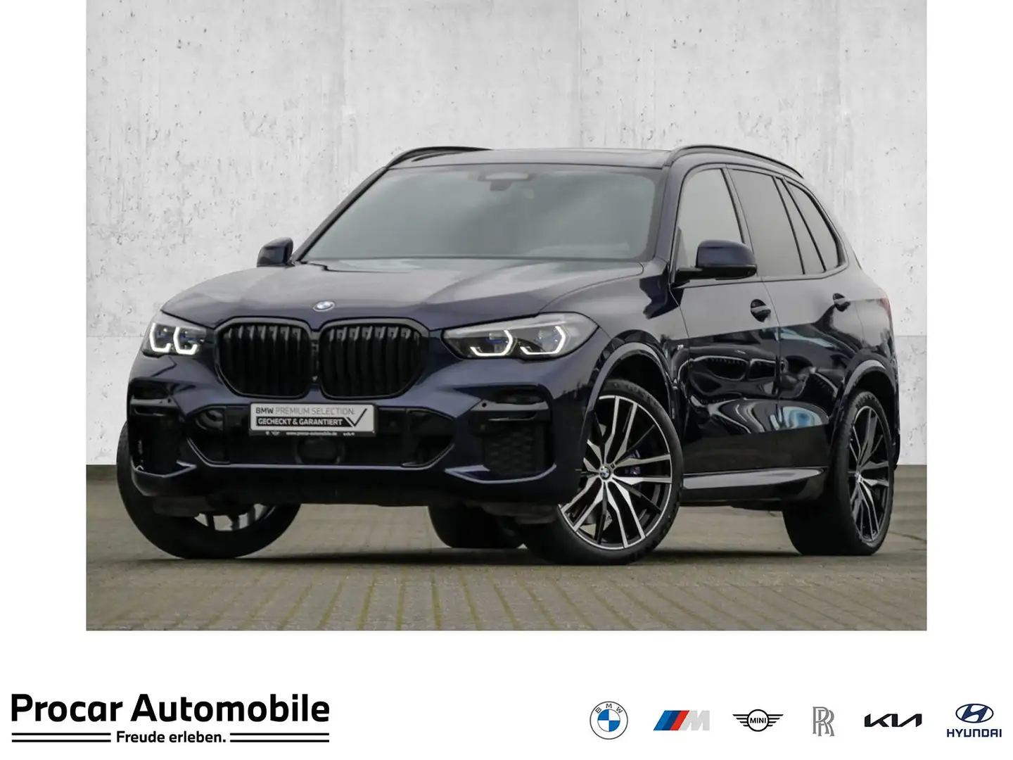 BMW X5 xDrive40d M SPORT+AHK+H/K+PANO+HuD+DA PROF Bleu - 1