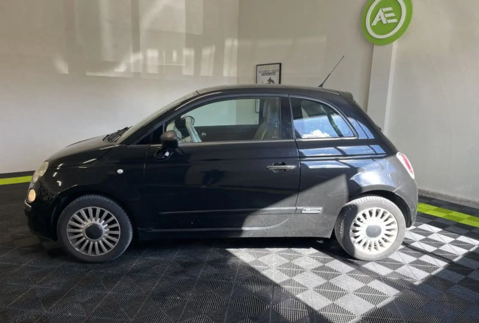 Fiat 500 1.2 69cv Lounge %2B Toit Panoramique / Kit Distribution Neuf Noir - 2