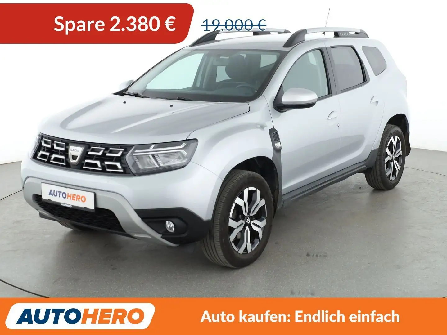 Dacia Duster 1.3 TCe Prestige*NAVI*CAM*PDC*SHZ*TEMPO*KLIMA* Ezüst - 1