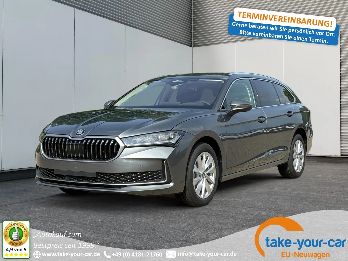 Skoda Superb Combi Selection DSG+4WD+AHK+NAVI+EL. HECKKL.+SH... Grau - 1
