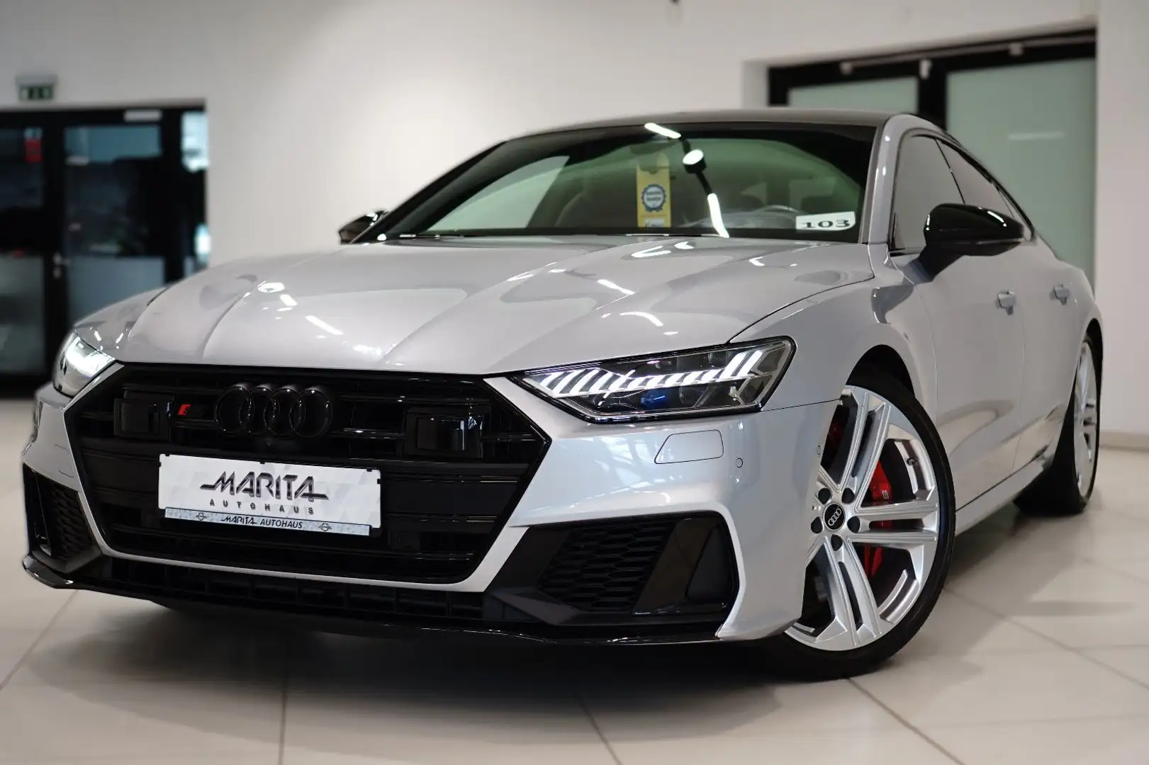 Audi S7 SPORTBACK 3.0|RS-SITZ|HUD|SOFT|LUFT|360|B&O| Argintiu - 1
