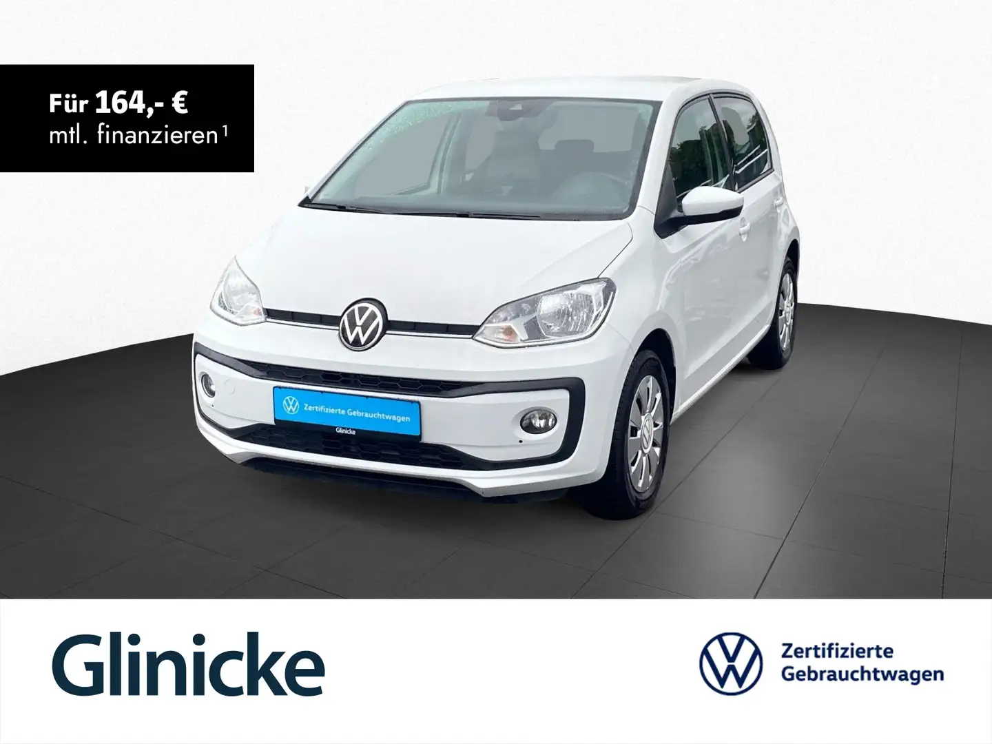 Volkswagen up! 1.0 Basis Klima RFK Sitzheizung PDC hinten Weiß - 1