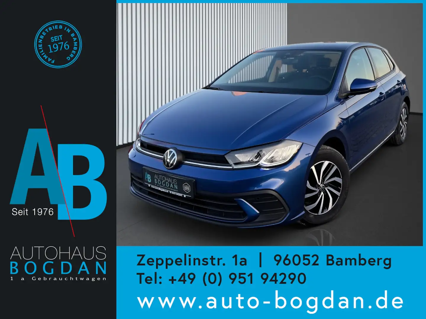 Volkswagen Polo Life LED*PDC*Kamera*Tempomat*Navi vApp Bleu - 1