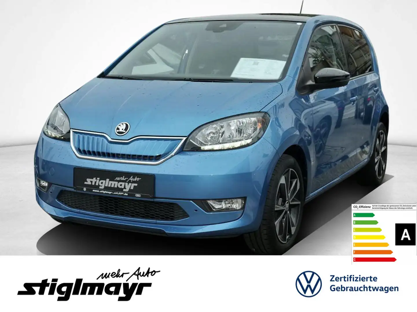 Skoda Citigo iV Best of electric DAB+PDC+SITZHZG Blau - 1