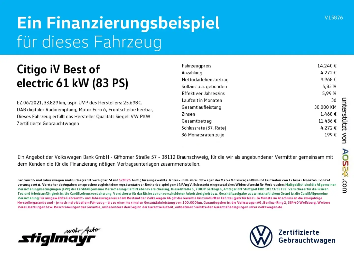 Skoda Citigo iV Best of electric DAB+PDC+SITZHZG Blau - 2