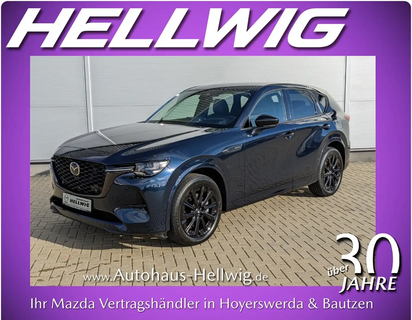Mazda CX-60 2.5l PHEV Homura Plus 2025 alle Pakete Panoramadac Albastru - 1