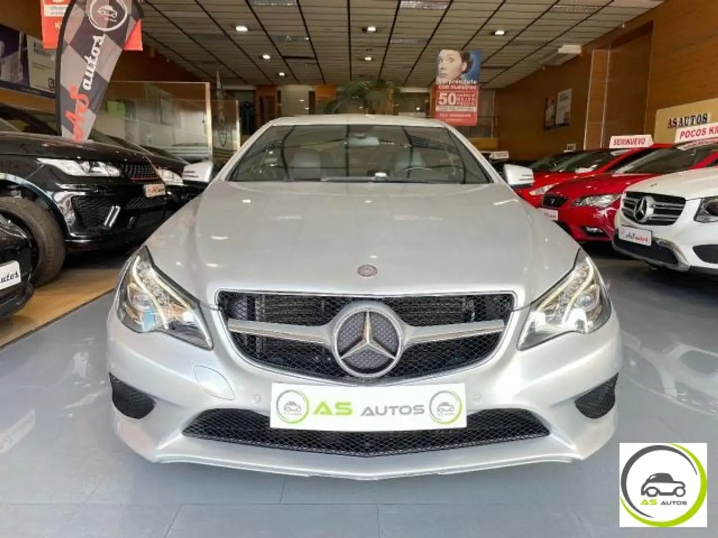 Mercedes-Benz E 220 Coupé 220CDI BE Aut. Argintiu - 2