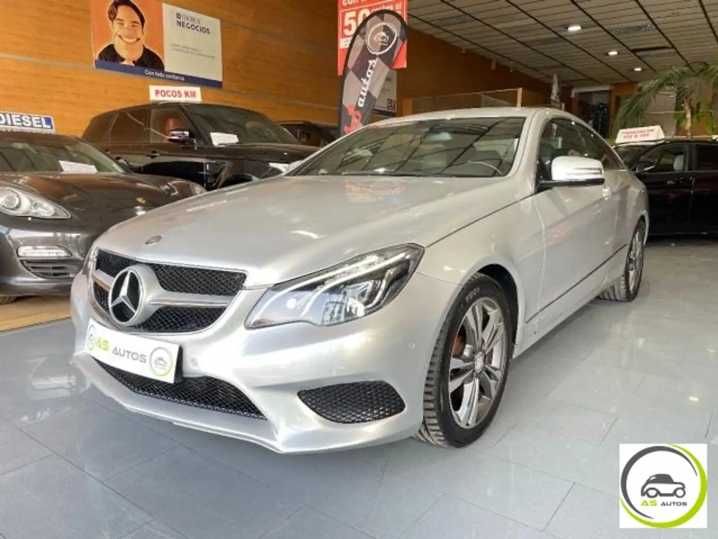 Mercedes-Benz E 220 Coupé 220CDI BE Aut. Argintiu - 1