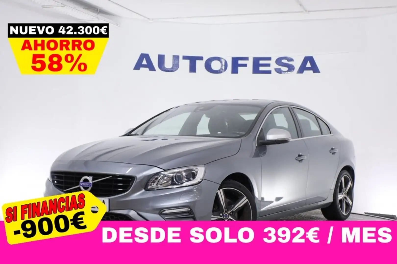 Volvo S60 D3 R-DESIGN AUTO 150CV 4P # NAVY,XENON,PARKTRONIC - 1