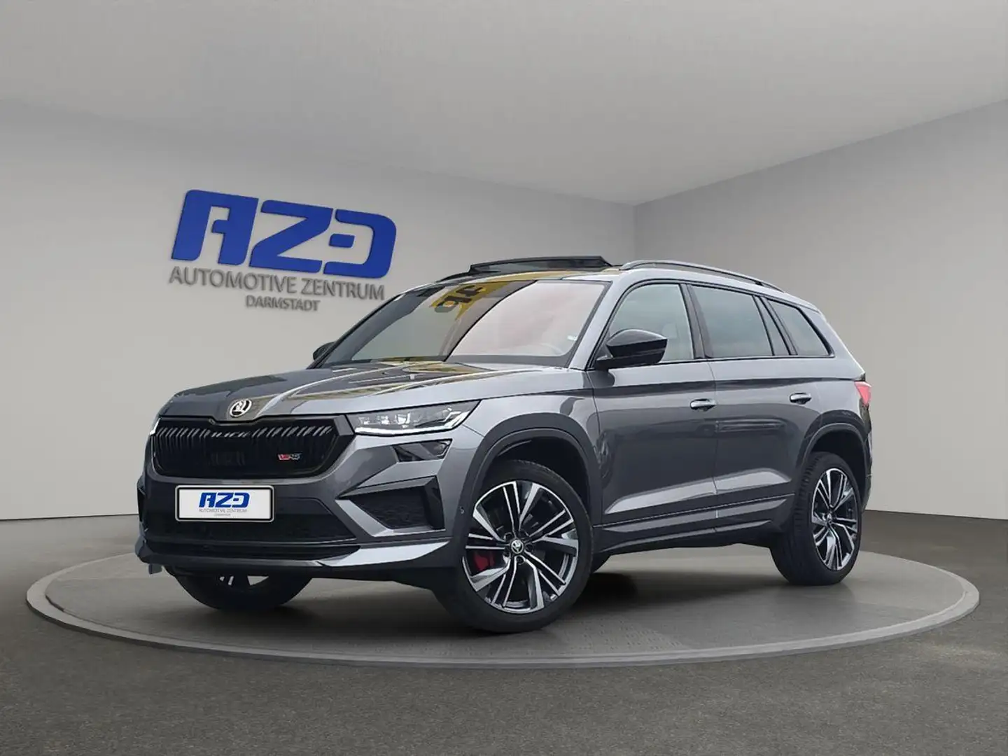 Skoda Kodiaq RS 4x4 STANDHZ PANO LEDER MATRIX ACC DCC Gris - 1
