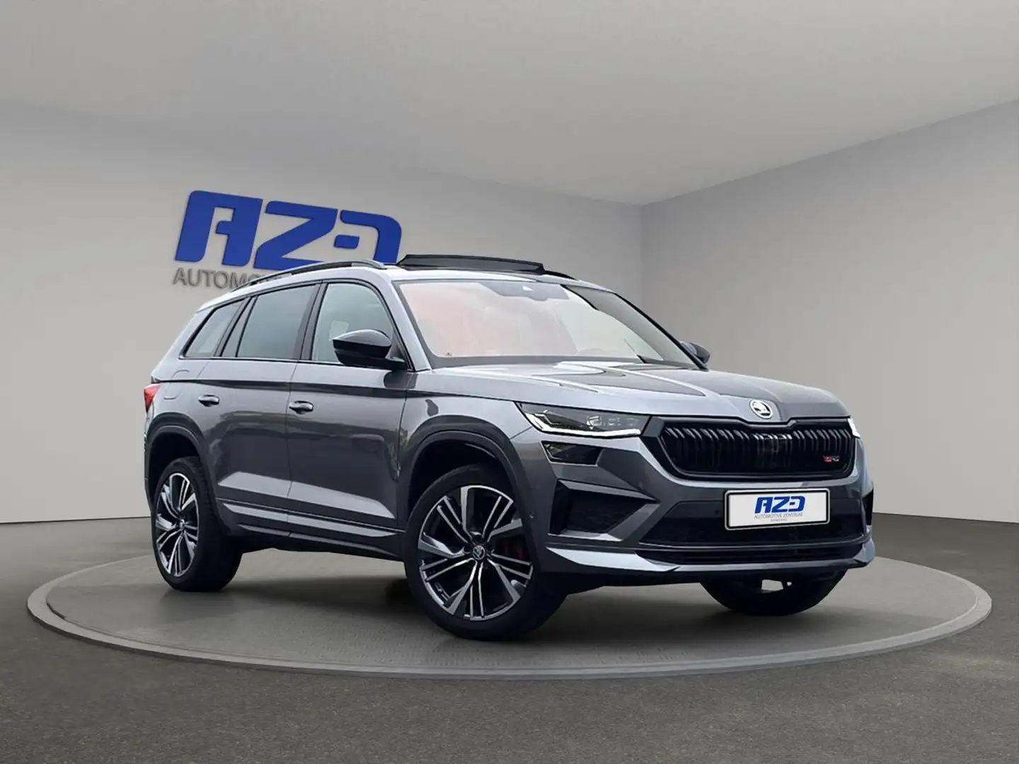 Skoda Kodiaq RS 4x4 STANDHZ PANO LEDER MATRIX ACC DCC Gris - 2