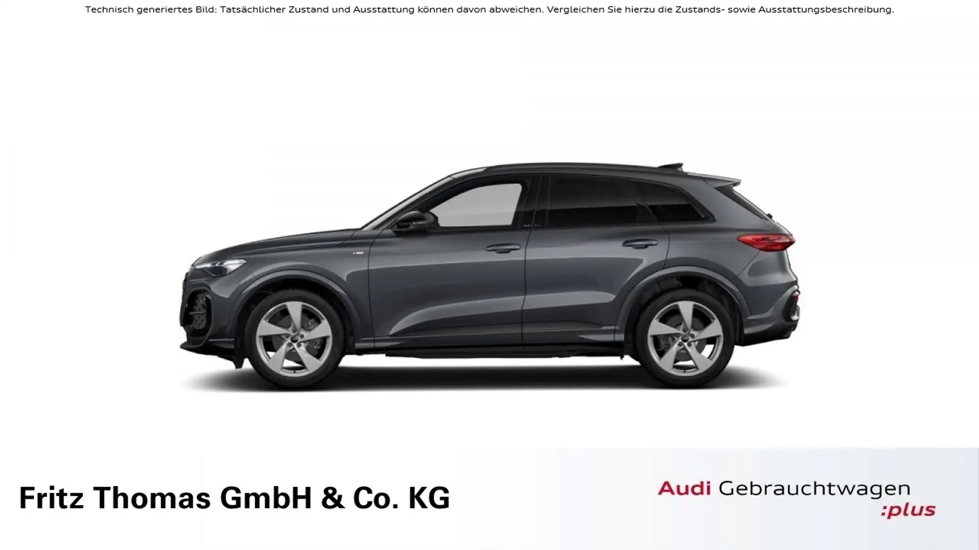 Audi Q5 2.0 TFSI quattro S tronic Ext.+Inter. S line SpSi Grau - 1
