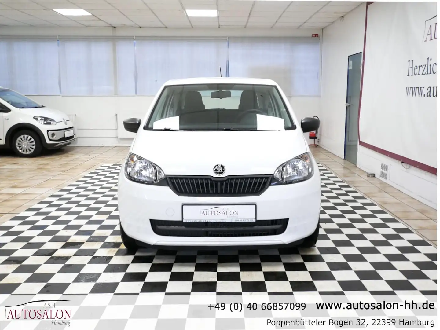 Skoda Citigo Cool Edition*2Vorb*Klima*PDC Hinten*TÜV & Service Blanc - 2