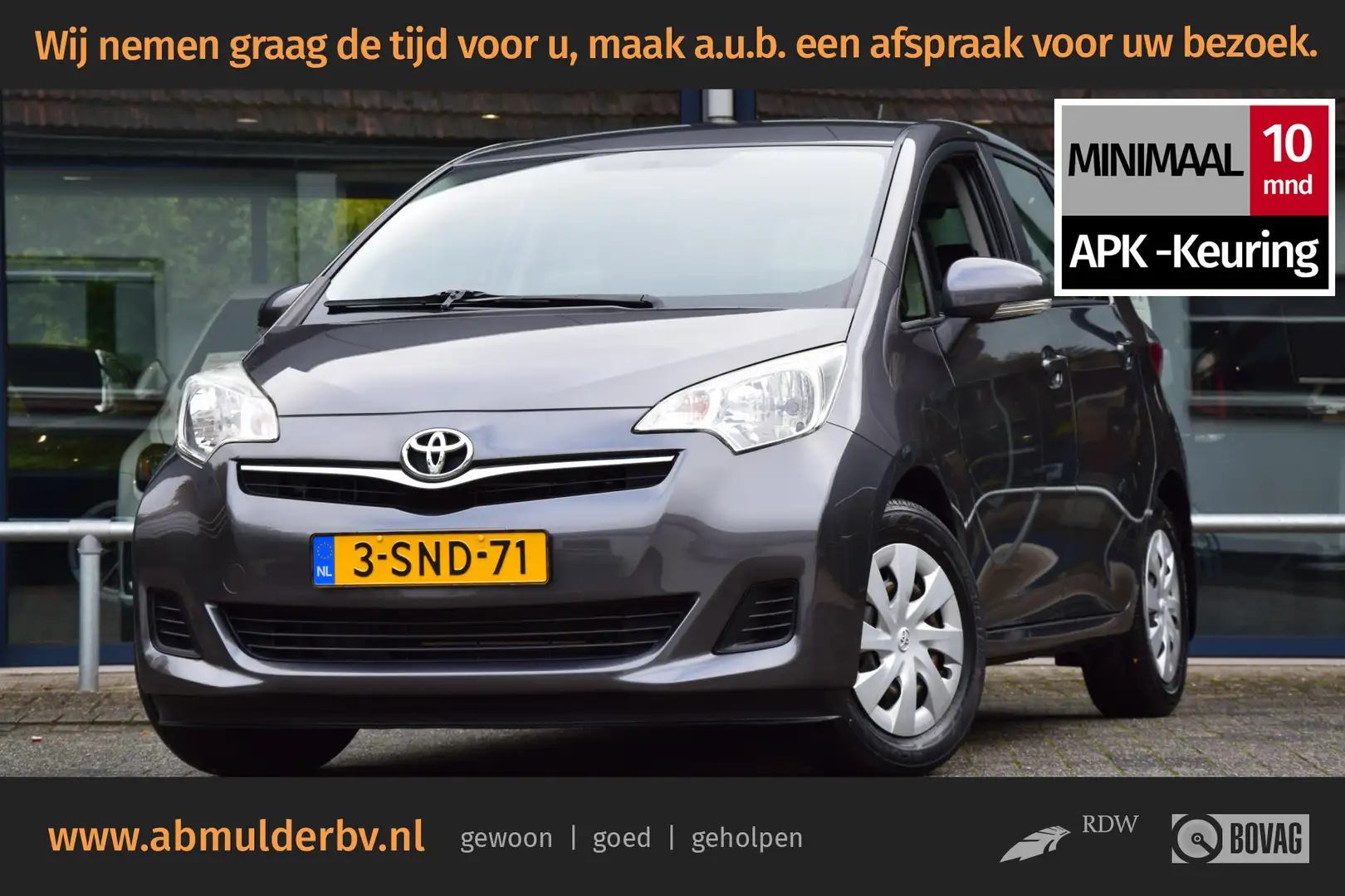 Toyota Verso-S 1.3 VVT-i Comfort | Org. NL | 1e Eigenaar&Dealer O Gris - 1