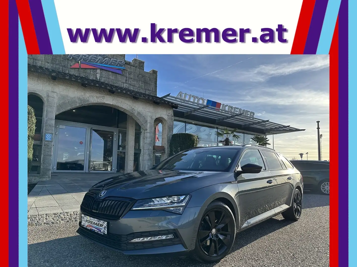 Skoda Superb Kombi 2,0 TDI Sportline DSG/RFK/SHA/ACC/TWA/SHZ... Grau - 1