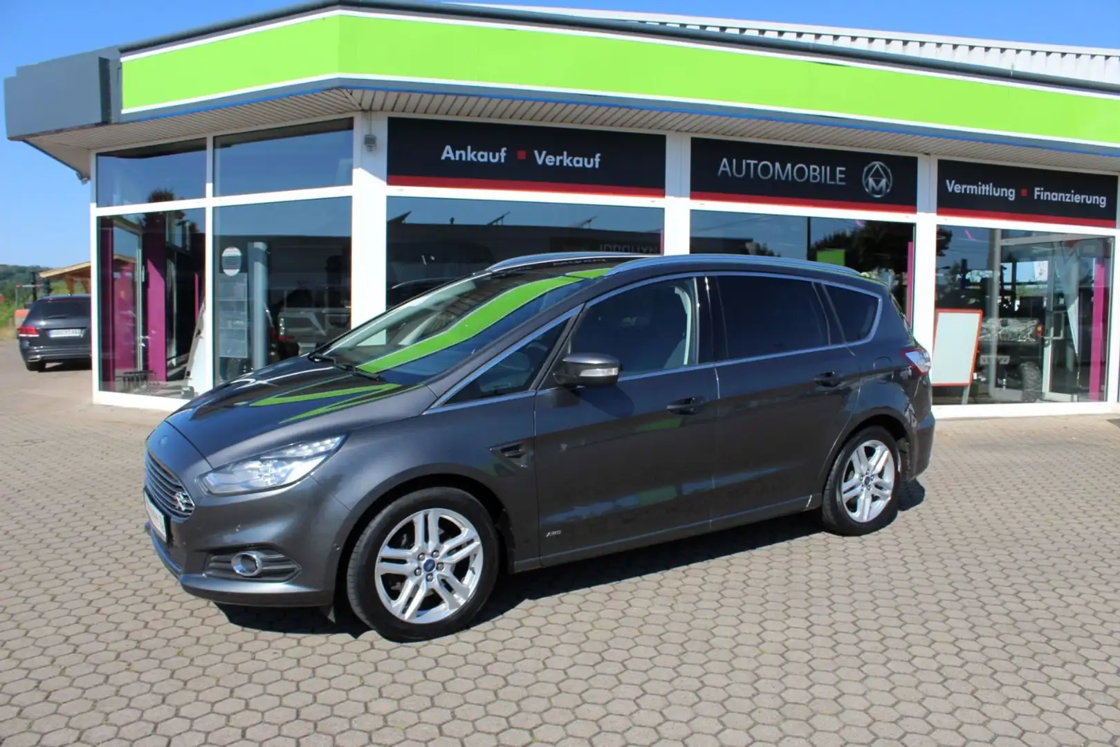 Ford S-Max S-MAX Titanium AWD,Schaltgetriebe!TÜV NEU,7-Sitz Gris - 2