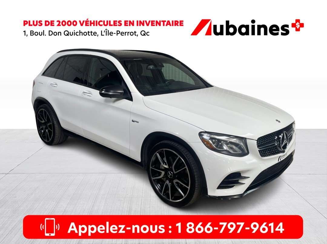2018 Mercedes-Benz GLC AMG GLA 43 4MATIC AWD Cuir Toit GPS Mags Sièges ch
