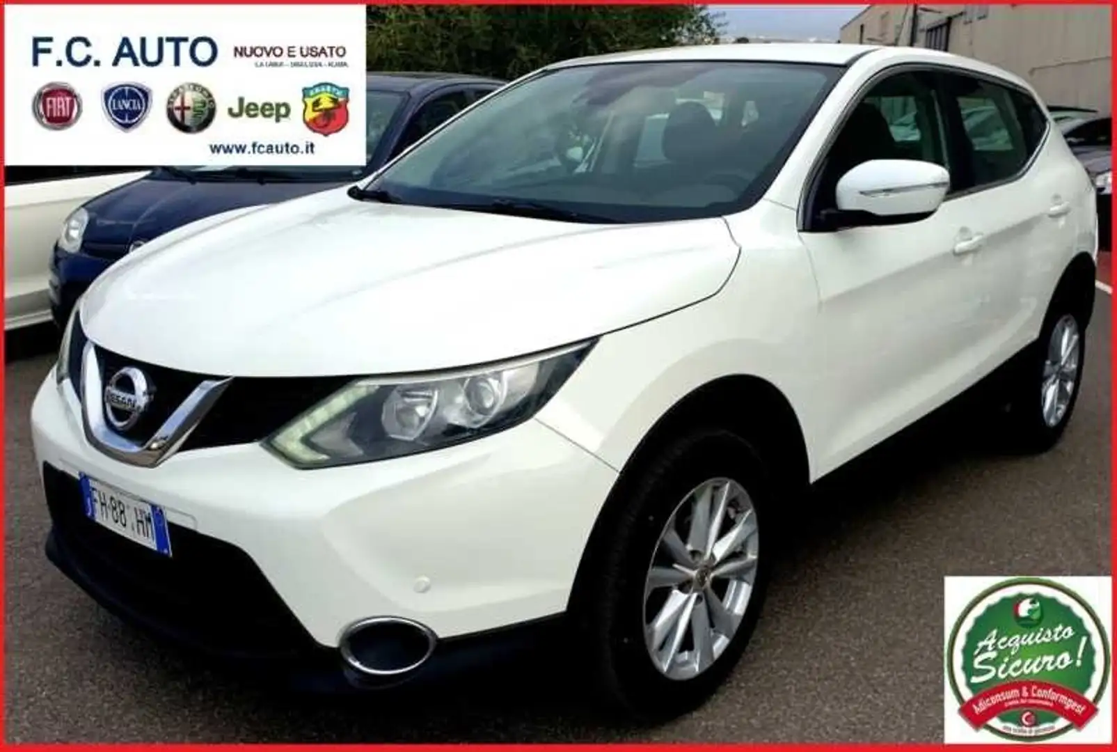 Nissan Qashqai 1.2 DIG-T Acenta Bianco - 1