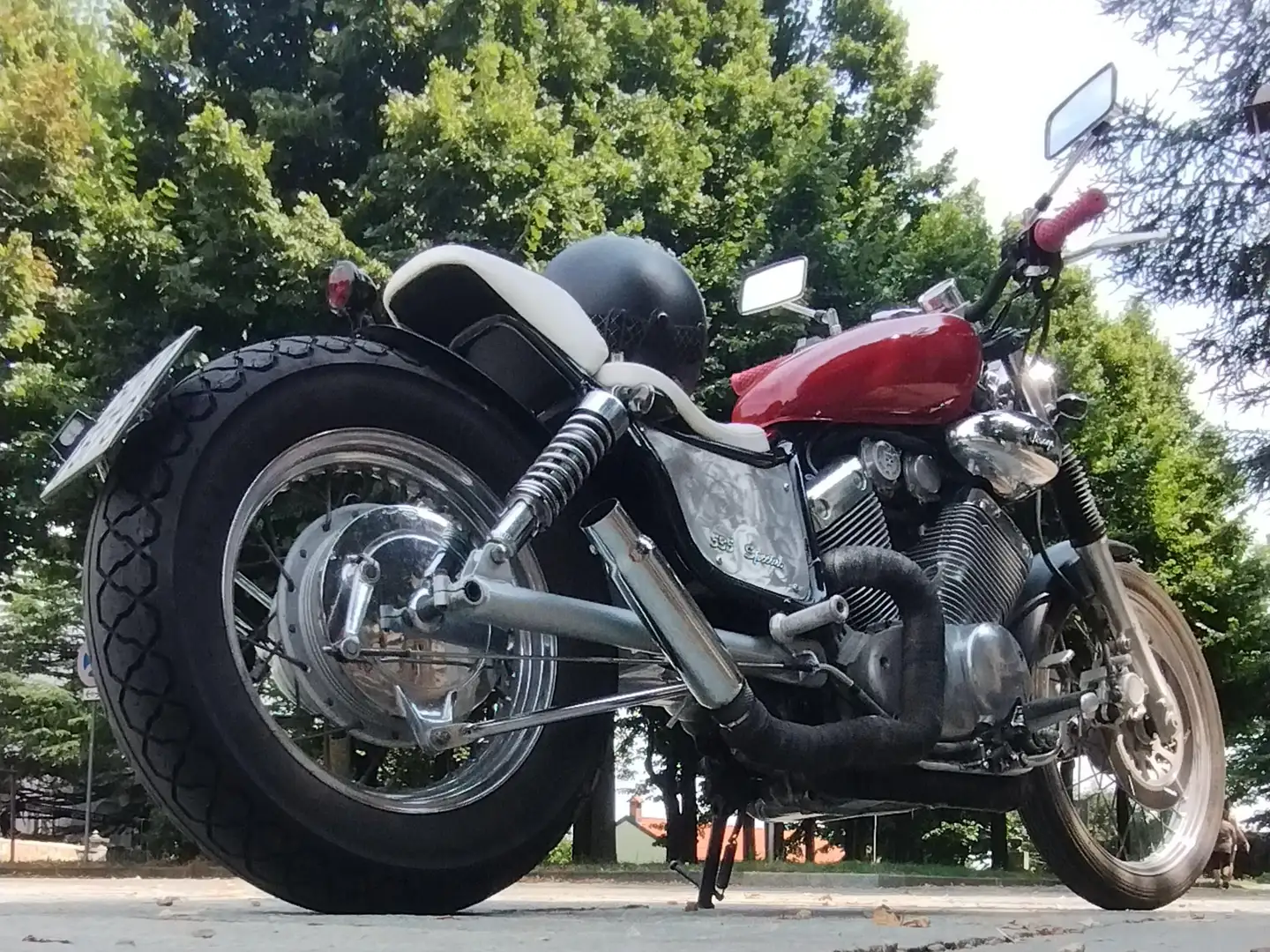 Yamaha XV 535 Bobber special Rouge - 1