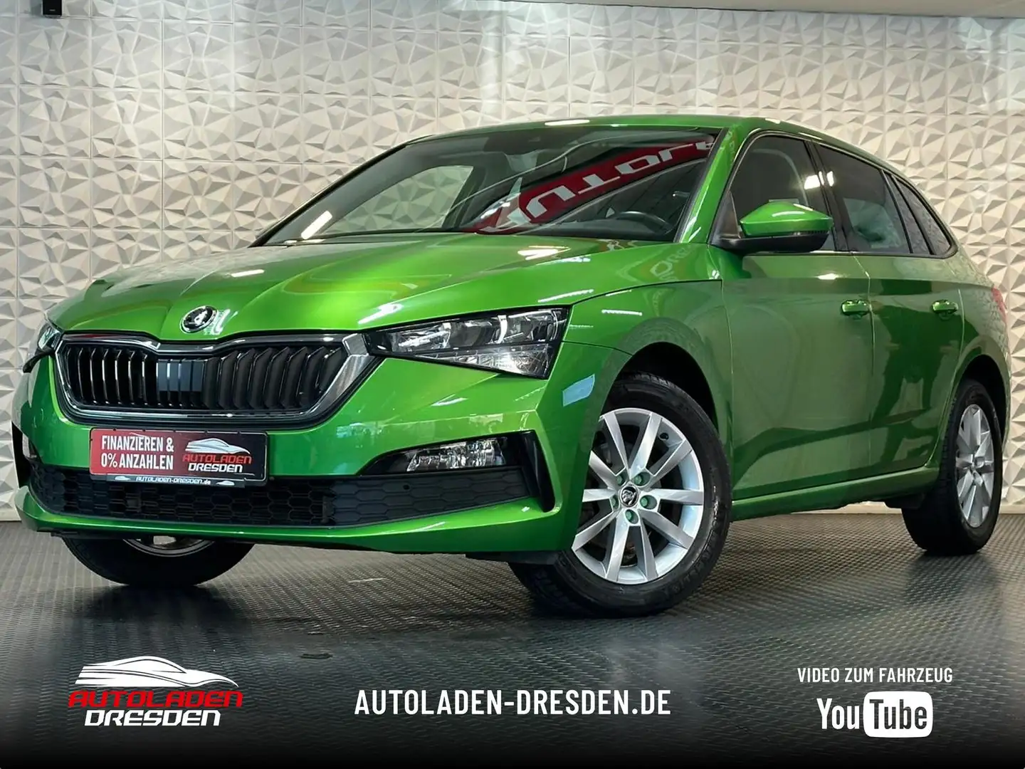 Skoda Scala 1.0TSI AMBITION* LED#PDC#SHZ#TEMP#SPUR#DAB Grün - 1