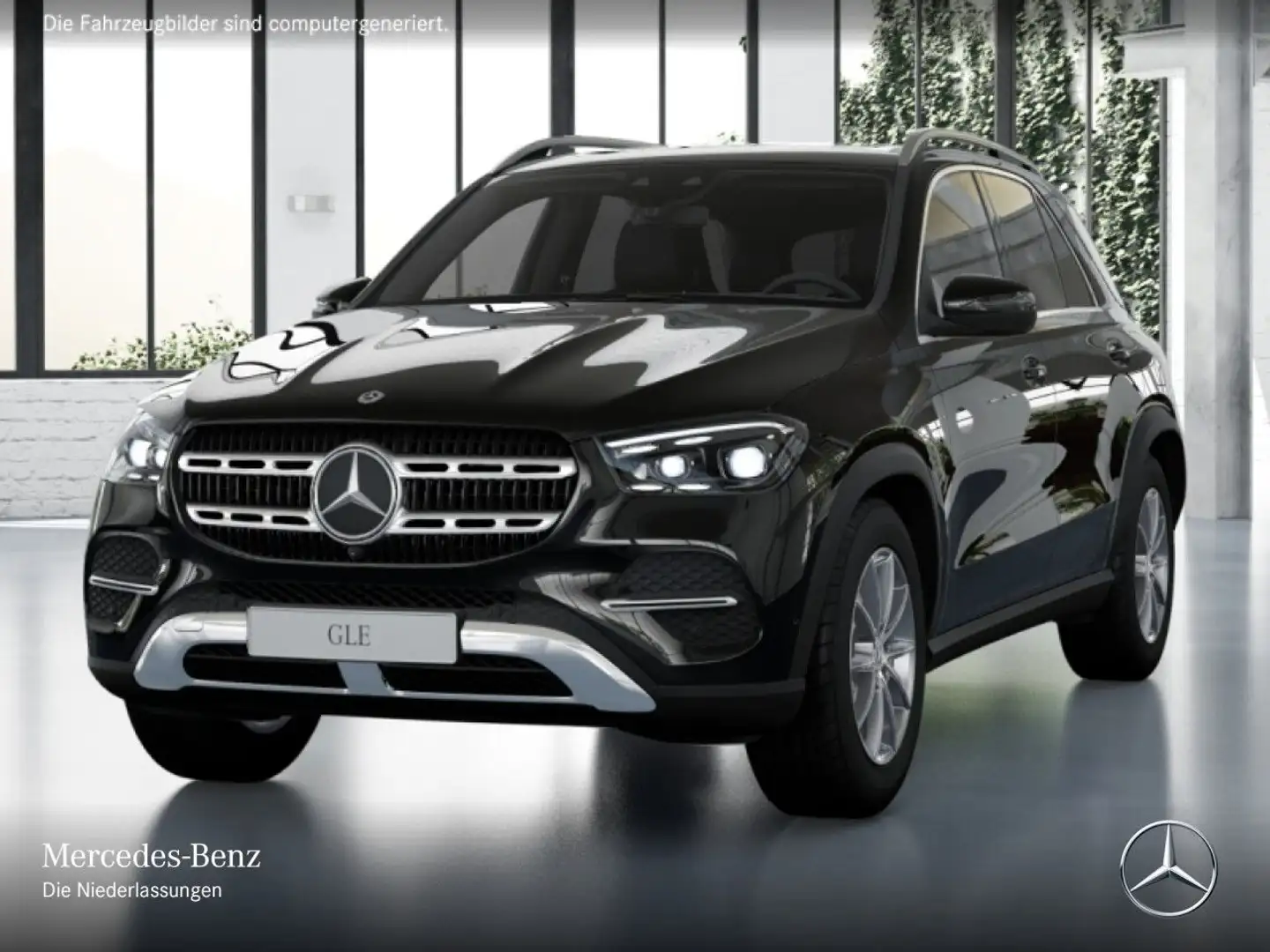 Mercedes-Benz GLE 350 de 4M PANO+AHK+MULTIBEAM+KAMERA+19"+SPUR Schwarz - 2
