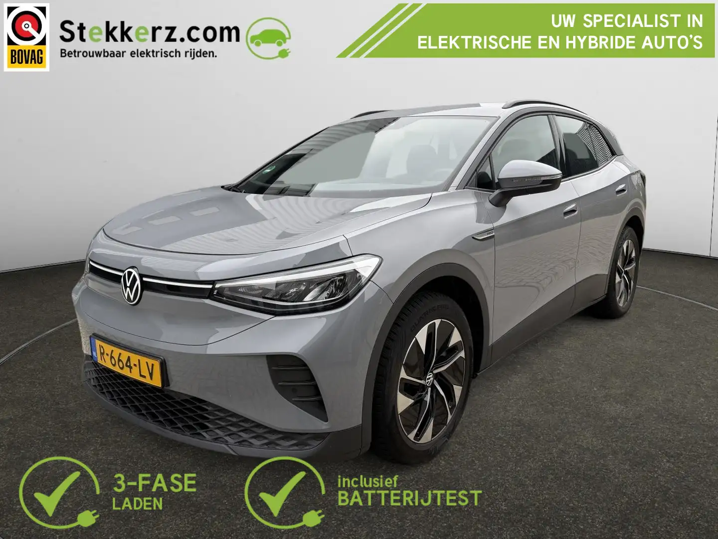 Volkswagen ID.4 Pro 77 kWh AVILOO Accutest, SOH 96% Grijs - 1