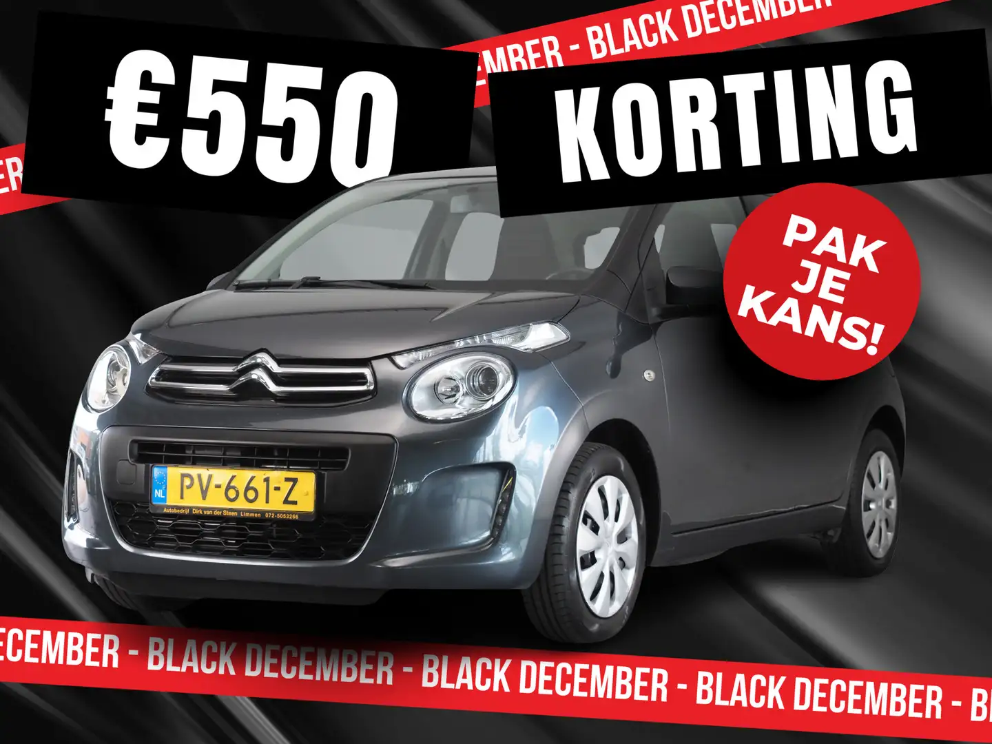 Citroen C1 1.0 e-VTi Feel LED Dagrijverlichting | Airco | Blu Gris - 1