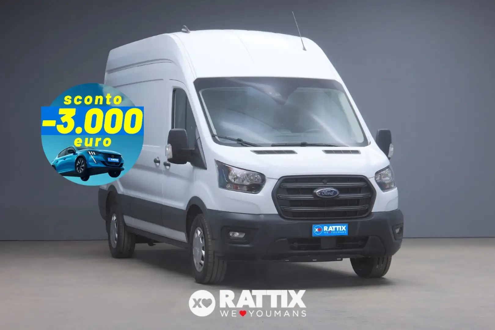 Ford Transit 350 2.0 TDCI 170CV Trend L3H2 RWD IVA ESCLUSA Bianco - 1