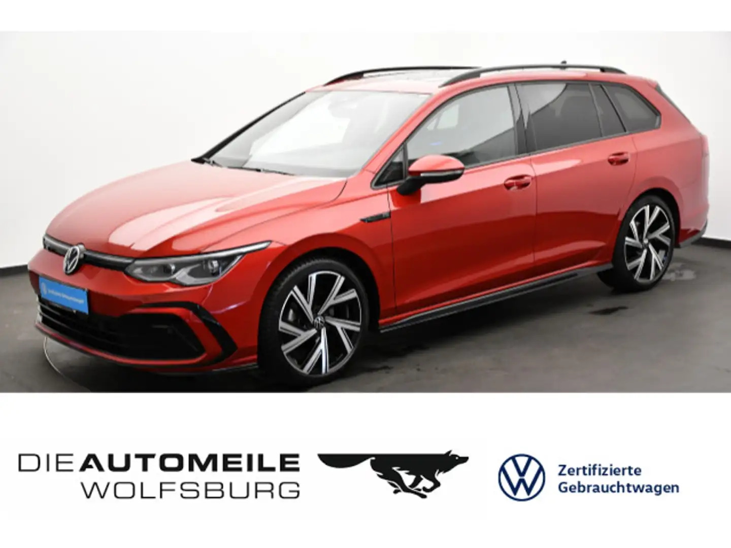 Volkswagen Golf Variant Golf 8 VIII Variant 1.5 eTSI R-Line Pano/AHK/ Ma Червоний - 1