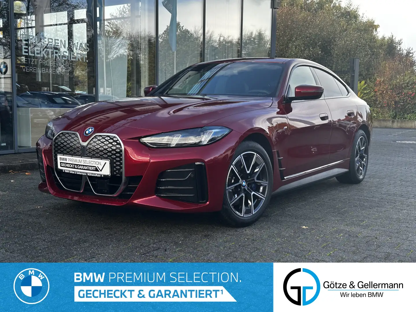 BMW i4 eDrive40 M Sport //Adapt.LED DrivingAssistant HUD Rouge - 1