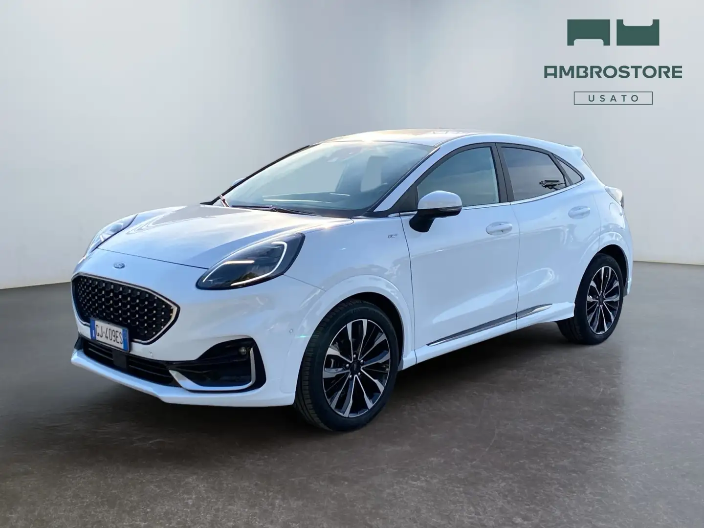 Ford Puma II 2020 - Puma 1.0 ecoboost h ST-Line Vignale s&s Blanc - 1