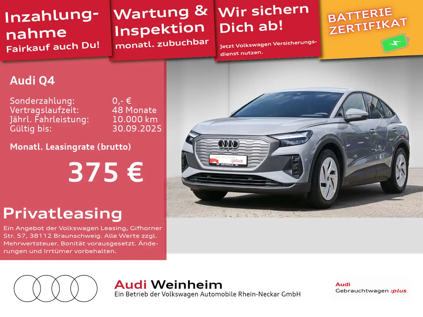 Audi 45 Sportback e-tron AHK Navi LED UPE 66.715€ Gris - 1