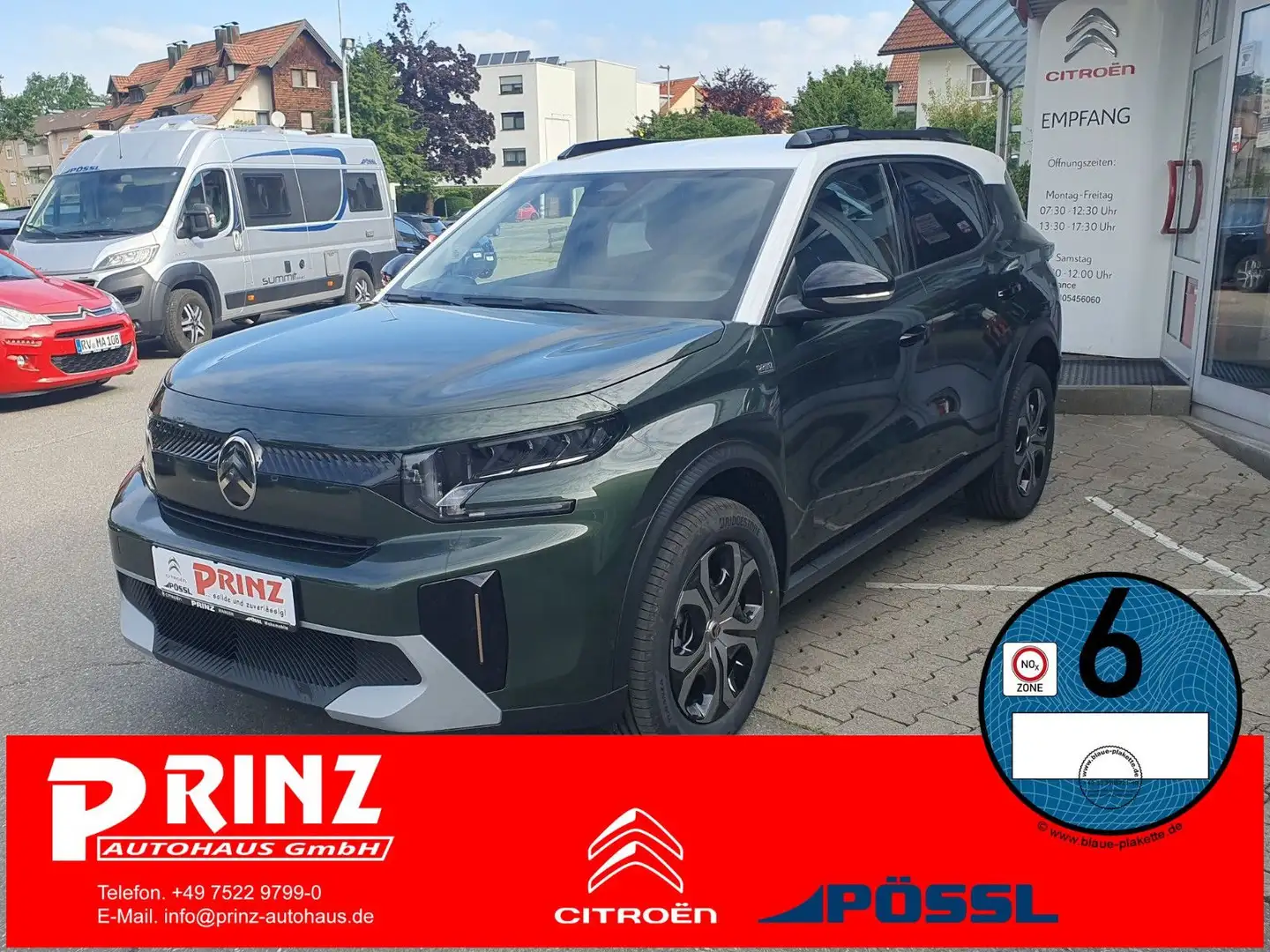 Citroen C3 Aircross Turbo 100 PLUS 1.2 PureTech EU6e Groen - 1