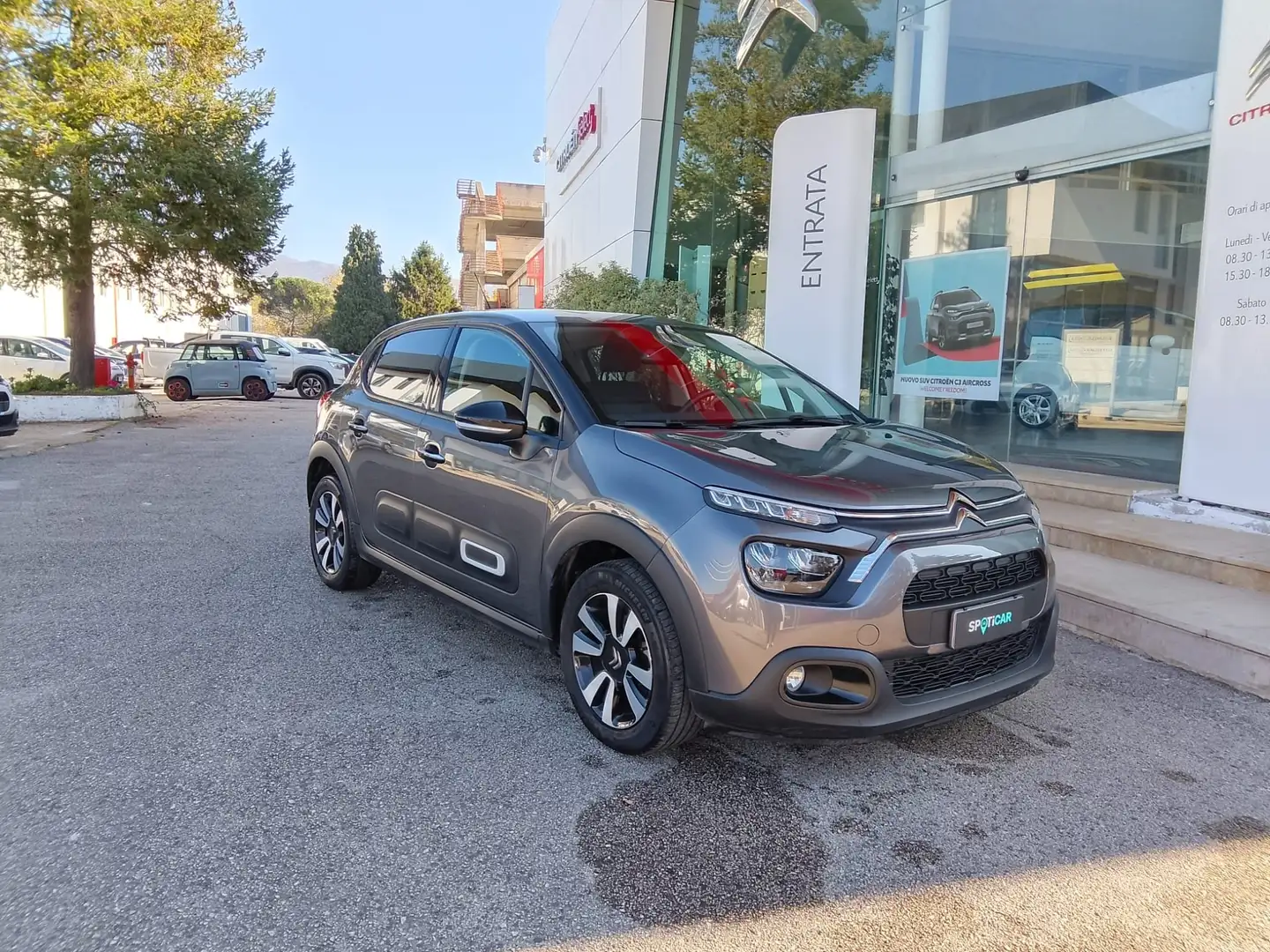 Citroen C3 C3 III 2017 1.2 puretech Shine s Grigio - 1
