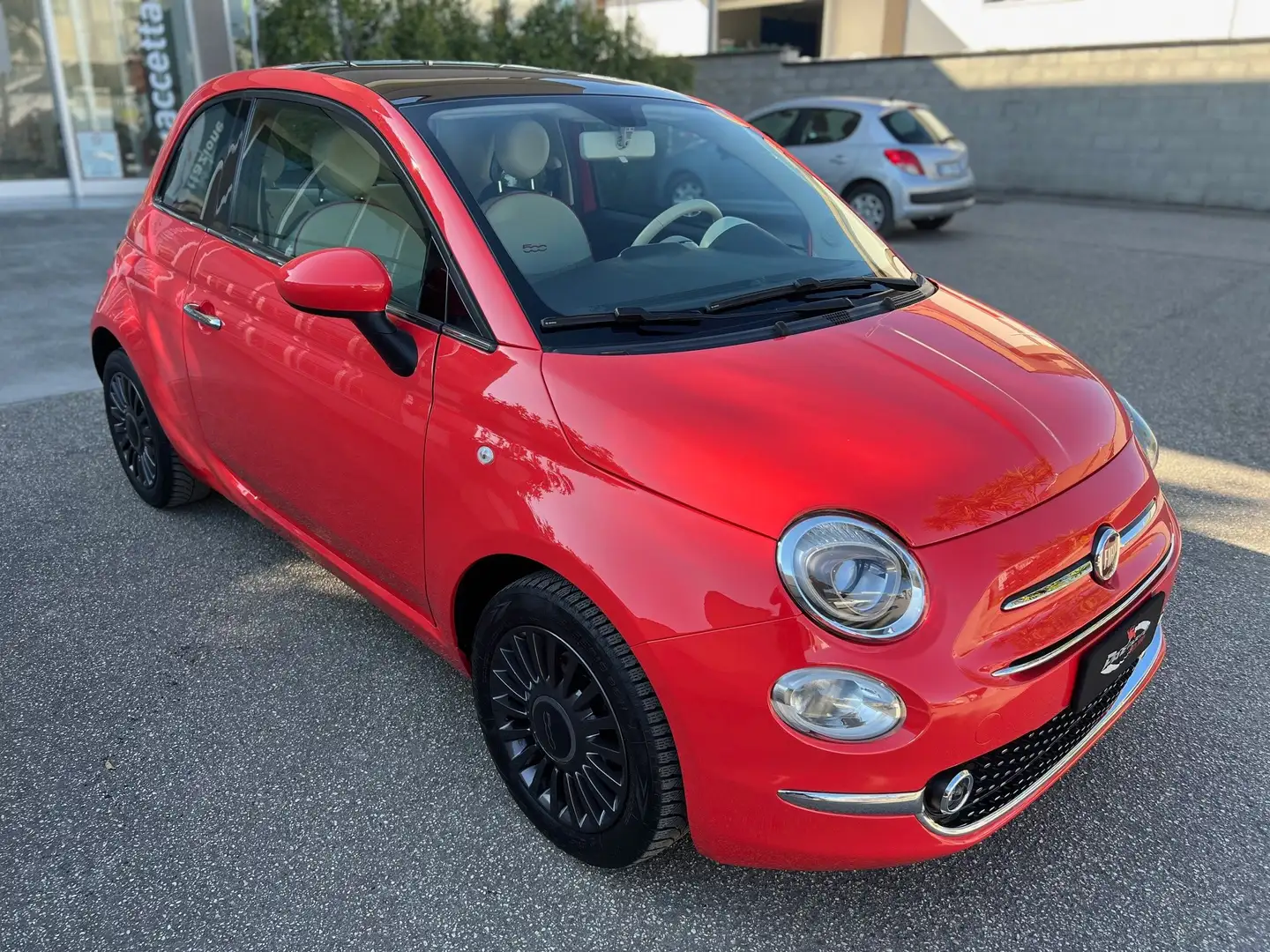 Fiat 500 1.2 LOUNGE 69cv OK NEOPAT. TETTO PAN/TEL/15" PERF. Rood - 1